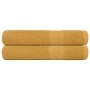 Toallas de sauna 2 uds 100% algodón oro 80x200 cm 360 gsm von , Handtücher - Ref: Foro24-136815, Preis: 28,63 €, Rabatt: %