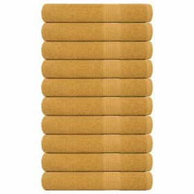 Toallas de sauna 10 uds 100% algodón oro 80x200 cm 360 gsm by , Towels - Ref: Foro24-136817, Price: 105,29 €, Discount: %