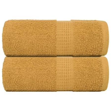 Toallas de visita 2 uds oro 30x50 cm 360 gsm 100% algodón by , Towels - Ref: Foro24-136803, Price: 14,71 €, Discount: %