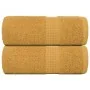 Toallas de visita 2 uds oro 30x50 cm 360 gsm 100% algodón by , Towels - Ref: Foro24-136803, Price: 14,71 €, Discount: %