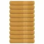 Toallas 10 uds oro 100x200 cm 360 gsm 100% algodón by , Towels - Ref: Foro24-136820, Price: 141,49 €, Discount: %