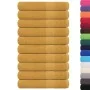Toallas 10 uds oro 100x200 cm 360 gsm 100% algodón by , Towels - Ref: Foro24-136820, Price: 141,49 €, Discount: %