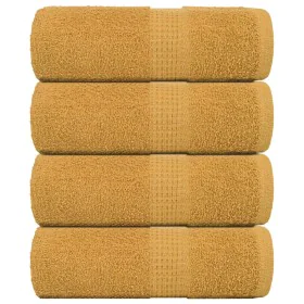 Toallas 4 uds 100% algodón oro 30x30 cm 360 gsm by , Towels - Ref: Foro24-136801, Price: 13,98 €, Discount: %