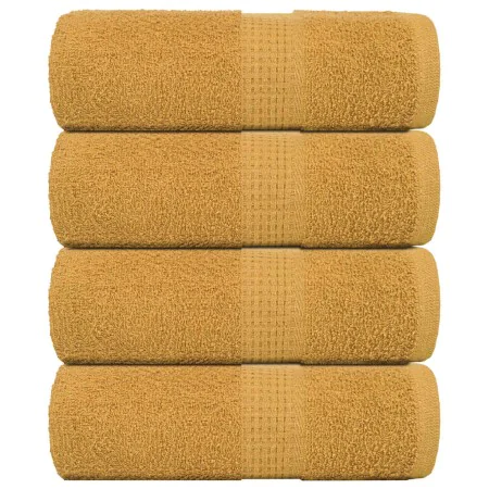 Toallas 4 uds 100% algodón oro 30x30 cm 360 gsm by , Towels - Ref: Foro24-136801, Price: 13,98 €, Discount: %