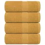 Toallas 4 uds 100% algodón oro 30x30 cm 360 gsm by , Towels - Ref: Foro24-136801, Price: 13,98 €, Discount: %