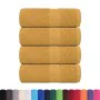 Toallas 4 uds 100% algodón oro 30x30 cm 360 gsm by , Towels - Ref: Foro24-136801, Price: 13,98 €, Discount: %