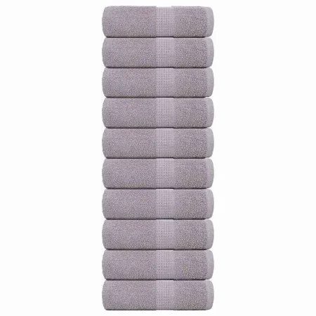 Toallas invitados 10 uds 100% algodón gris 30x50 cm 360 gsm by , Towels - Ref: Foro24-136829, Price: 28,16 €, Discount: %