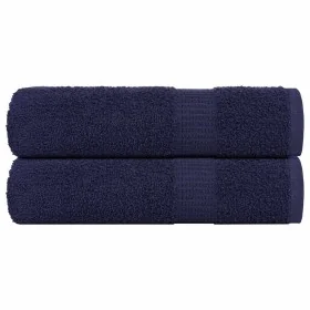 Toallas de ducha 2uds 100% algodón azul marino 70x140cm 360 gsm von , Handtücher - Ref: Foro24-136785, Preis: 21,95 €, Rabatt: %