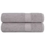 Toallas de baño 2 uds gris 100x150 cm 360 gsm 100% algodón von , Handtücher - Ref: Foro24-136836, Preis: 27,58 €, Rabatt: %