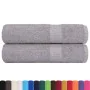 Toallas de baño 2 uds gris 100x150 cm 360 gsm 100% algodón von , Handtücher - Ref: Foro24-136836, Preis: 27,58 €, Rabatt: %