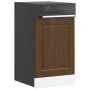 Panel para lavavajillas Porto madera contrachapada roble marrón de , Armarios de cocina - Ref: Foro24-854134, Precio: 29,34 €...