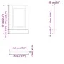 Panel para lavavajillas Porto madera contrachapada roble marrón de , Armarios de cocina - Ref: Foro24-854134, Precio: 29,34 €...