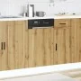 Panel lavavajillas Porto madera contrachapada roble artesanal by , Kitchen cabinets - Ref: Foro24-854136, Price: 27,83 €, Dis...