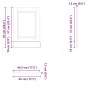 Panel lavavajillas Porto madera contrachapada roble artesanal by , Kitchen cabinets - Ref: Foro24-854136, Price: 27,83 €, Dis...