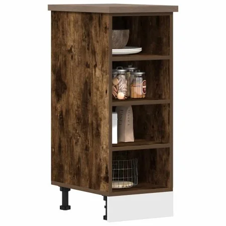 Armario de horno madera ingeniería roble ahumado 30x44,5x81,5cm by , Kitchen cabinets - Ref: Foro24-854197, Price: 60,88 €, D...