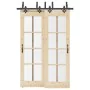 Kit de herrajes para puertas correderas acero negro 152,5 cm von , Türartikel - Ref: Foro24-3295735, Preis: 136,29 €, Rabatt: %