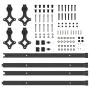 Kit de herrajes para puertas correderas acero negro 152,5 cm von , Türartikel - Ref: Foro24-3295735, Preis: 136,29 €, Rabatt: %
