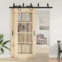 Kit de herrajes para puertas correderas acero negro 183 cm von , Türartikel - Ref: Foro24-3295737, Preis: 100,66 €, Rabatt: %