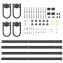 Kit de herrajes para puertas correderas acero negro 183 cm von , Türartikel - Ref: Foro24-3295737, Preis: 100,66 €, Rabatt: %