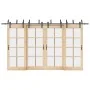 Kit de herrajes para puertas correderas acero negro 400 cm von , Türartikel - Ref: Foro24-3295742, Preis: 251,90 €, Rabatt: %