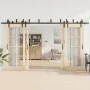 Kit de herrajes para puertas correderas acero negro 400 cm von , Türartikel - Ref: Foro24-3295742, Preis: 251,90 €, Rabatt: %