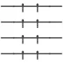 Kit de herrajes para puertas correderas acero negro 400 cm von , Türartikel - Ref: Foro24-3295742, Preis: 251,90 €, Rabatt: %