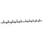 Kit de herrajes para puertas correderas acero negro 427 cm de , Artículos para puertas - Ref: Foro24-3295756, Precio: 311,58 ...