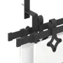 Kit de herrajes para puertas correderas acero negro 427 cm de , Artículos para puertas - Ref: Foro24-3295756, Precio: 311,58 ...