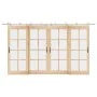 Kit de herrajes para puerta corredera 400 cm acero plateado von , Türartikel - Ref: Foro24-3295768, Preis: 438,63 €, Rabatt: %