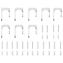 Kit de herrajes para puerta corredera 400 cm acero plateado von , Türartikel - Ref: Foro24-3295768, Preis: 438,63 €, Rabatt: %