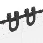 Kit de herrajes para puertas correderas acero negro 366 cm by , Door items - Ref: Foro24-3295789, Price: 100,55 €, Discount: %