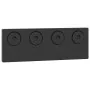 Kit de herrajes para puertas correderas acero negro 427 cm de , Artículos para puertas - Ref: Foro24-3295782, Precio: 164,04 ...