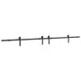 Kit de herrajes para puertas correderas acero negro 427 cm de , Artículos para puertas - Ref: Foro24-3295780, Precio: 137,99 ...