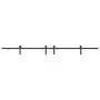 Kit de herrajes para puertas correderas acero negro 427 cm de , Artículos para puertas - Ref: Foro24-3295780, Precio: 137,99 ...