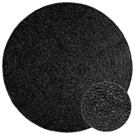 Alfombra ZIZUR apariencia yute interior exterior antracita by , Rugs - Ref: Foro24-4010355, Price: 47,18 €, Discount: %