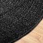 Alfombra ZIZUR apariencia yute interior exterior antracita by , Rugs - Ref: Foro24-4010355, Price: 47,18 €, Discount: %