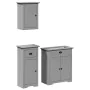 Juego de muebles de baño BODO 3 pzas madera maciza pino gris von , Badezimmermöbel - Ref: Foro24-3307649, Preis: 232,32 €, Ra...