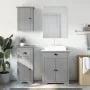 Juego de muebles de baño BODO 3 pzas madera maciza pino gris von , Badezimmermöbel - Ref: Foro24-3307649, Preis: 232,32 €, Ra...