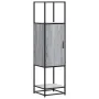 Aparador alto madera ingeniería metal gris sonoma 35,5x35x13 cm de , Aparadores - Ref: Foro24-849037, Precio: 77,77 €, Descue...