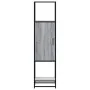 Aparador alto madera ingeniería metal gris sonoma 35,5x35x13 cm de , Aparadores - Ref: Foro24-849037, Precio: 77,77 €, Descue...