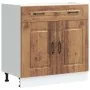 Mueble bajo de cocina Kalmar de madera antigua de ingeniería von , Küchenschränke - Ref: Foro24-853505, Preis: 103,20 €, Raba...