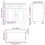 Mueble bajo de cocina Kalmar de madera antigua de ingeniería von , Küchenschränke - Ref: Foro24-853505, Preis: 103,20 €, Raba...