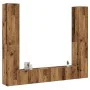 Muebles de TV de pared 6 uds madera vieja madera de ingeniería de , Muebles TV - Ref: Foro24-3328985, Precio: 259,25 €, Descu...
