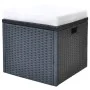 6-piece garden dining set and black synthetic rattan cushions by vidaXL, Garden sets - Ref: Foro24-42643, Price: 691,74 €, Di...