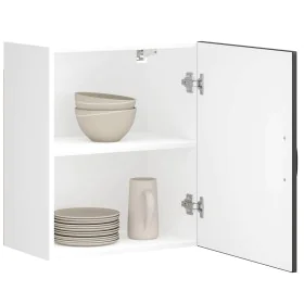 Armario de pared de cocina Lucca madera ingeniería negra by , Kitchen cabinets - Ref: Foro24-853799, Price: 58,72 €, Discount: %
