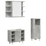 Set muebles de baño 2 piezas madera contrachapada gris hormigón by , Bathroom furniture - Ref: Foro24-3324854, Price: 142,18 ...