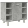 Set muebles de baño 2 piezas madera contrachapada gris hormigón by , Bathroom furniture - Ref: Foro24-3324854, Price: 142,18 ...