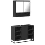 Juego de muebles de baño 2 pzas madera contrachapada negro by , Bathroom furniture - Ref: Foro24-3300940, Price: 153,66 €, Di...