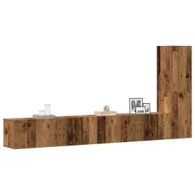 Conjunto de mueble de TV 3 piezas montado la pared madera vieja von , TV-Möbel - Ref: Foro24-3329197, Preis: 138,71 €, Rabatt: %