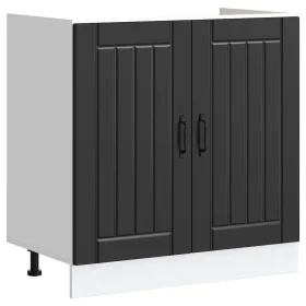 Panel para lavavajillas Lucca madera contrachapada negra von , Küchenschränke - Ref: Foro24-853688, Preis: 79,97 €, Rabatt: %